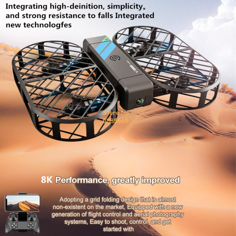 Drone Video Production - 8K HD-Kamera 360° ° Schutz Optischer