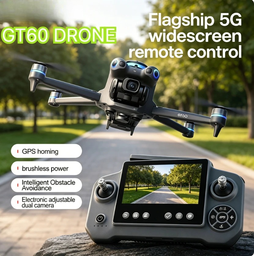 Drone Surveying - Original GT60 GPS Faltbarer RC-Quadcopter 4,3